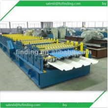 PLC control cold rolling rebar machine with electric tile cutter